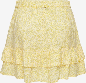 JDY Skirt 'STAAR' in Yellow