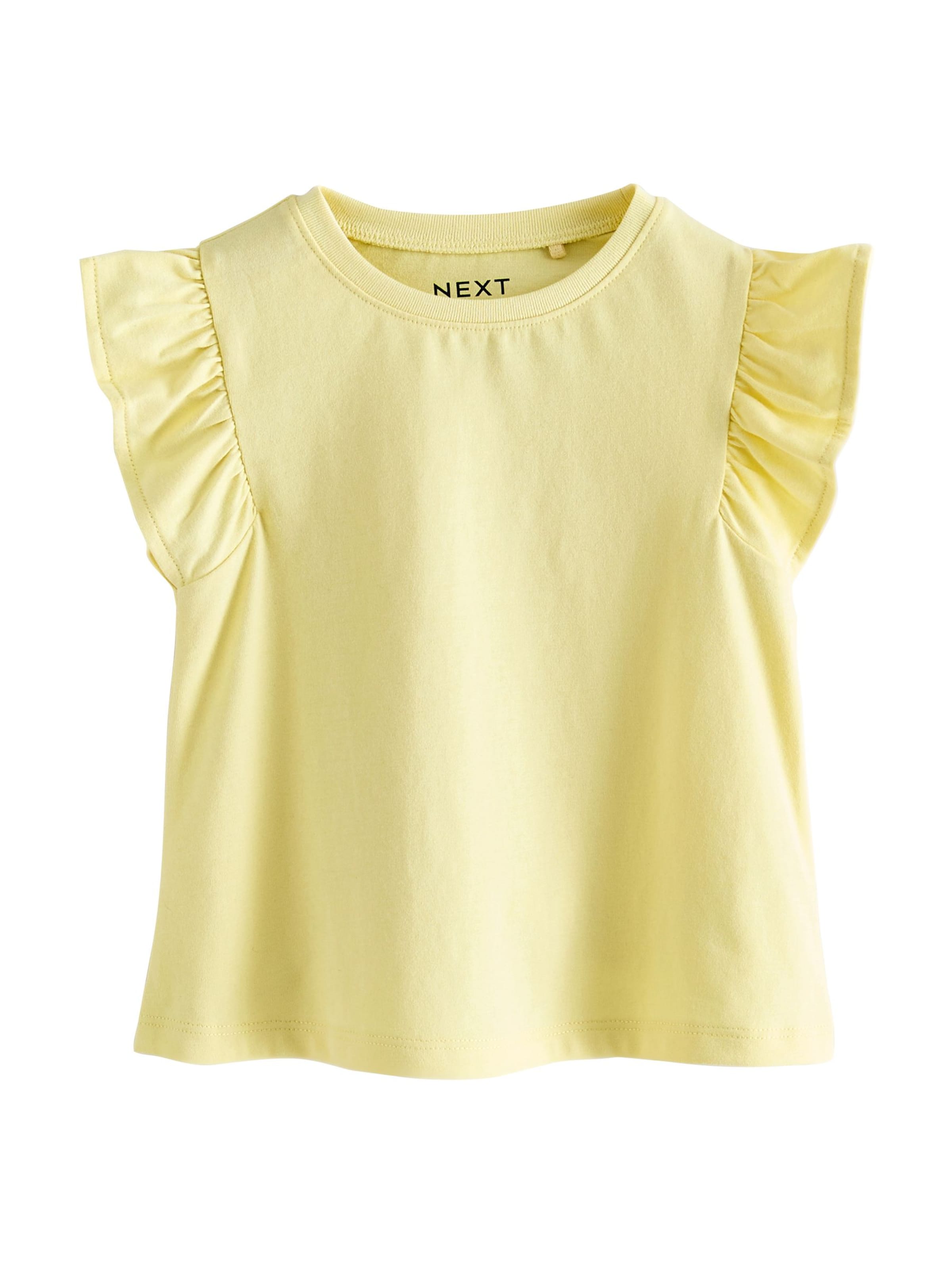 T-Shirt Next en jaune