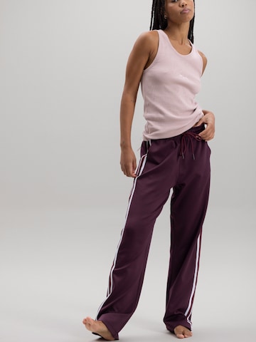 Skinny Pantaloni sportivi 'Phoenix' di Hey Honey in rosso: frontale
