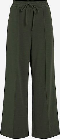 VILA Wide leg Trousers 'VIClua' in Green: front