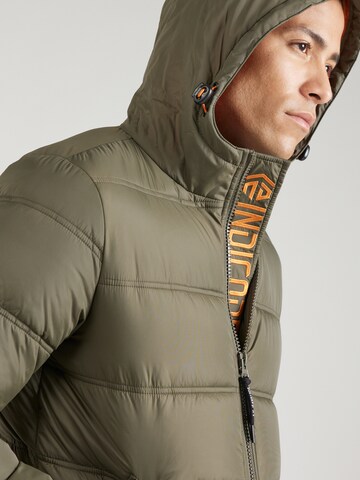 Coupe regular Veste d’hiver 'Adrian' INDICODE JEANS en vert