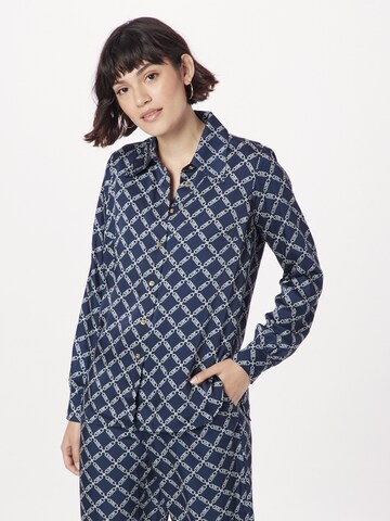MICHAEL Michael Kors Bluse 'EMPIRE' in Blau: Vorderseite