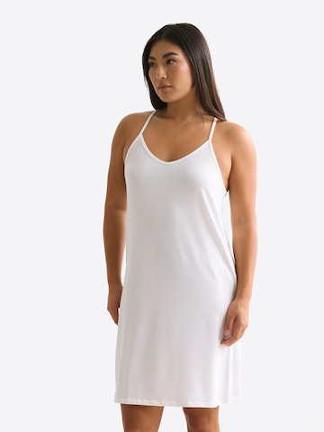 Erlich Textil Nachthemd in Weiß: Vorderseite