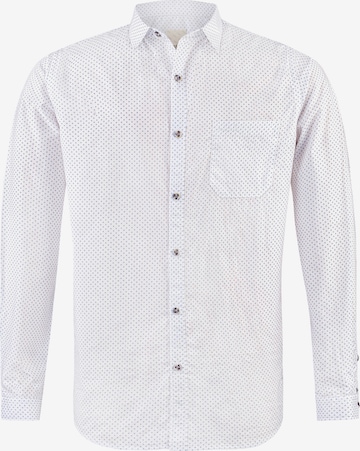 STOCKERPOINT Traditional Button Up Shirt 'Tonio' in White: front