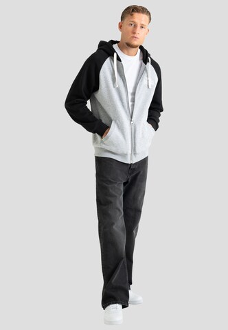 Lonsdale London Bluza rozpinana 'Coulsdon' w kolorze szary