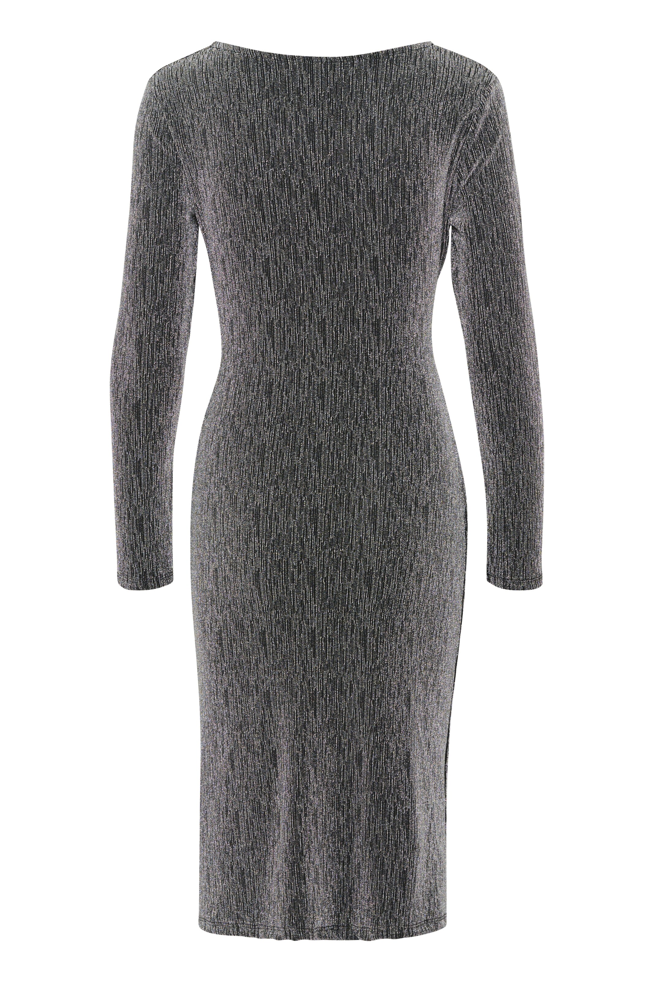 Cream Dress 'Kalia' in Silver