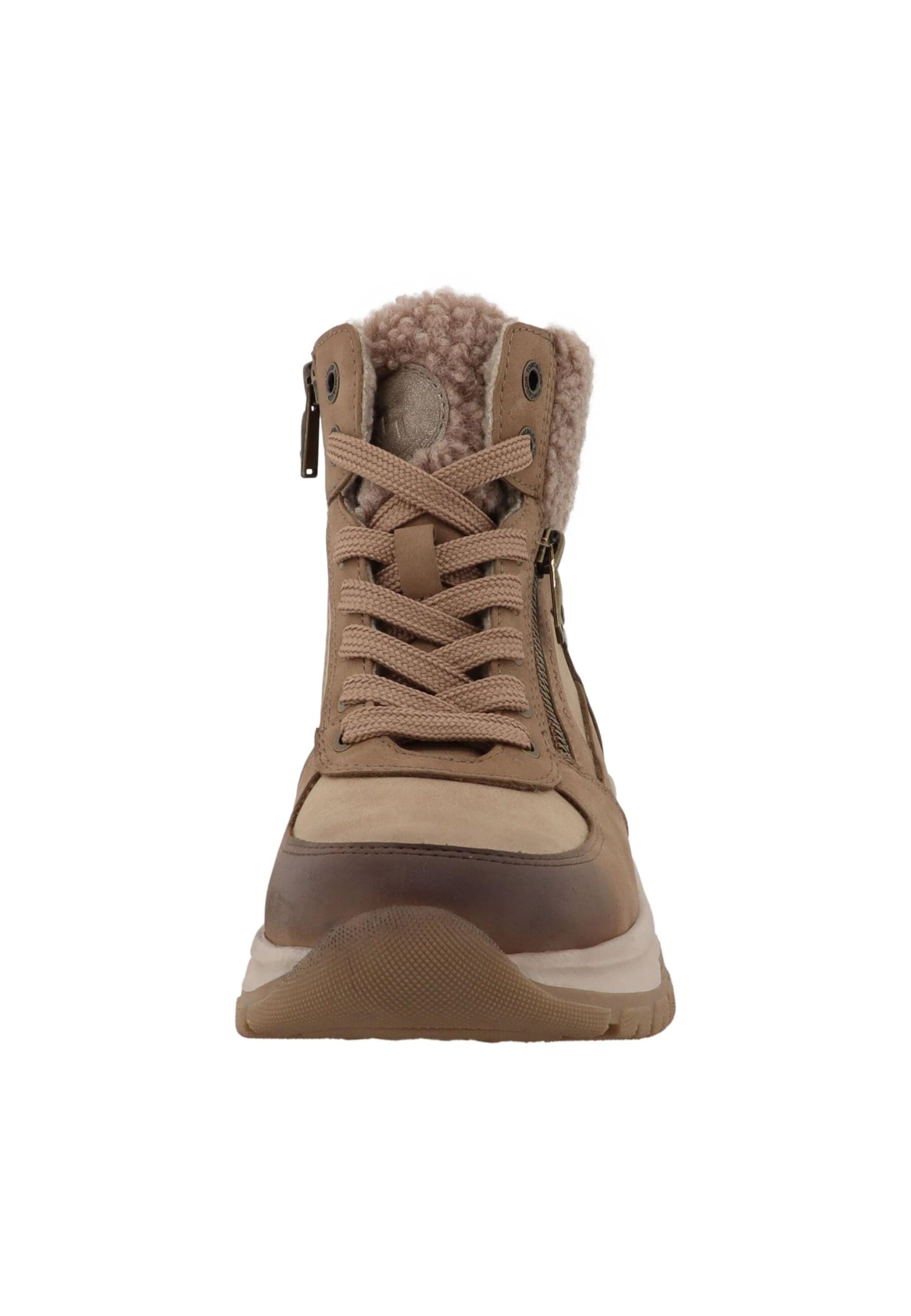 Bottines à lacets TOM TAILOR en marron