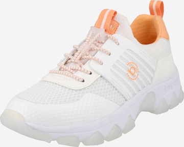 Baskets basses 'Yuki' bugatti en blanc : devant