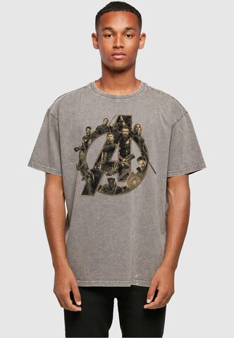 T-Shirt 'Avengers Infinity War' ABSOLUTE CULT en gris : devant