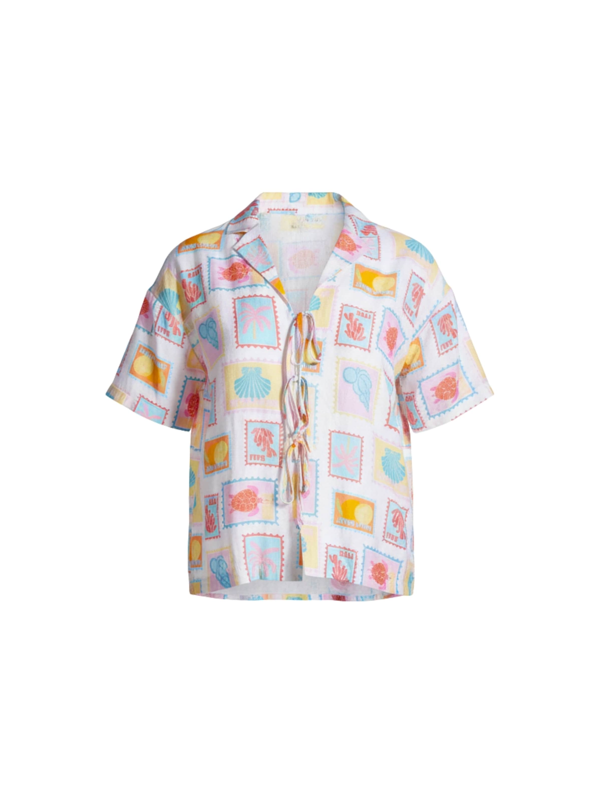 Camicia da notte di South Beach in colori misti: frontale