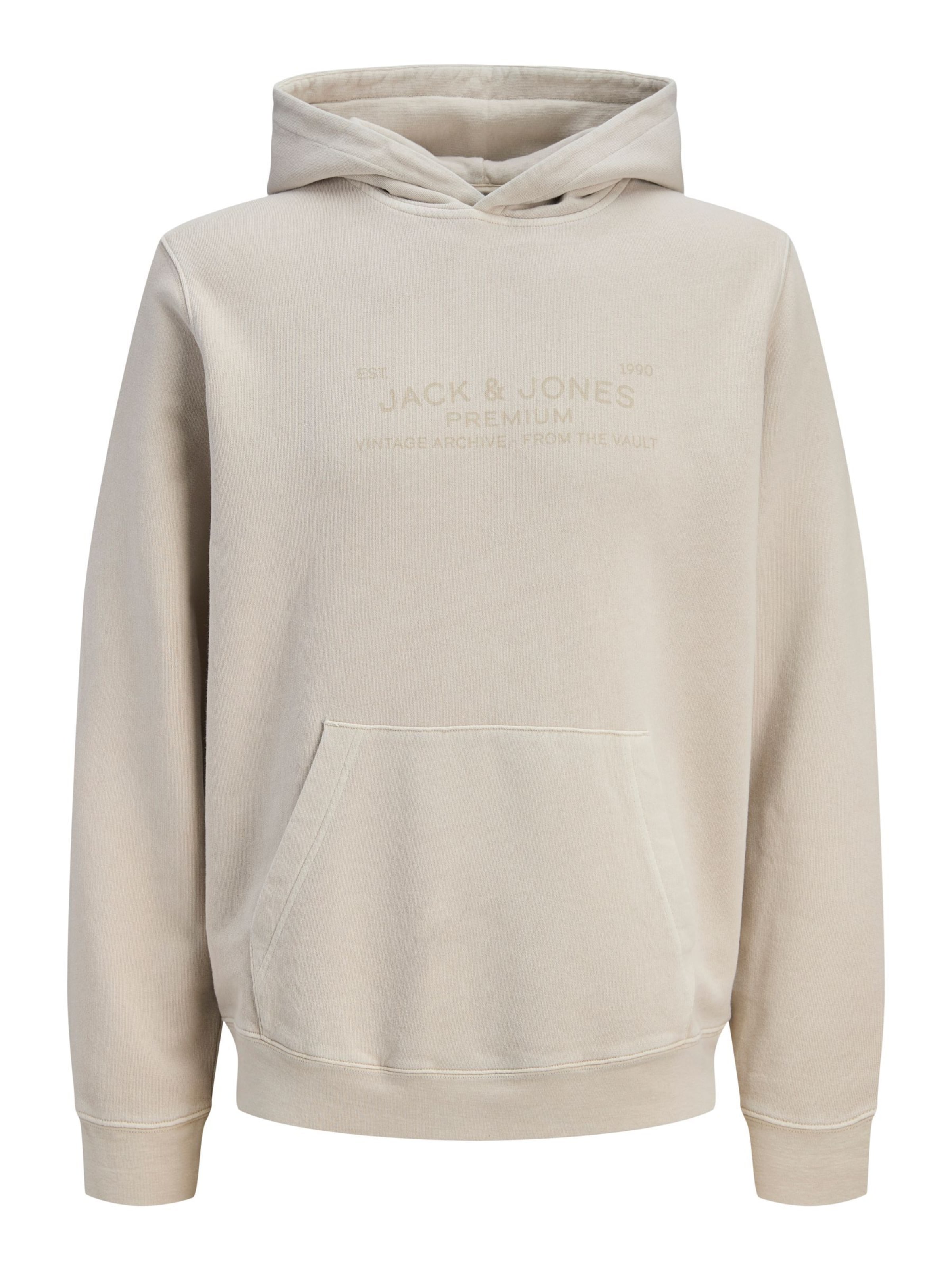 Sweat-shirt JACK & JONES en gris : devant