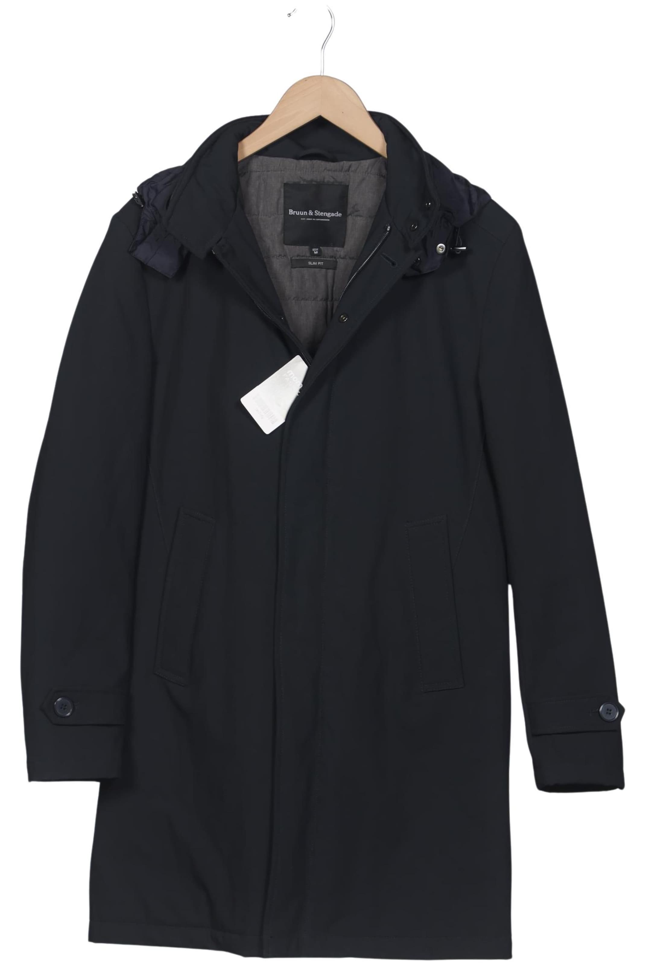 Bruun & Stengade Mantel M in Blau: Vorderseite