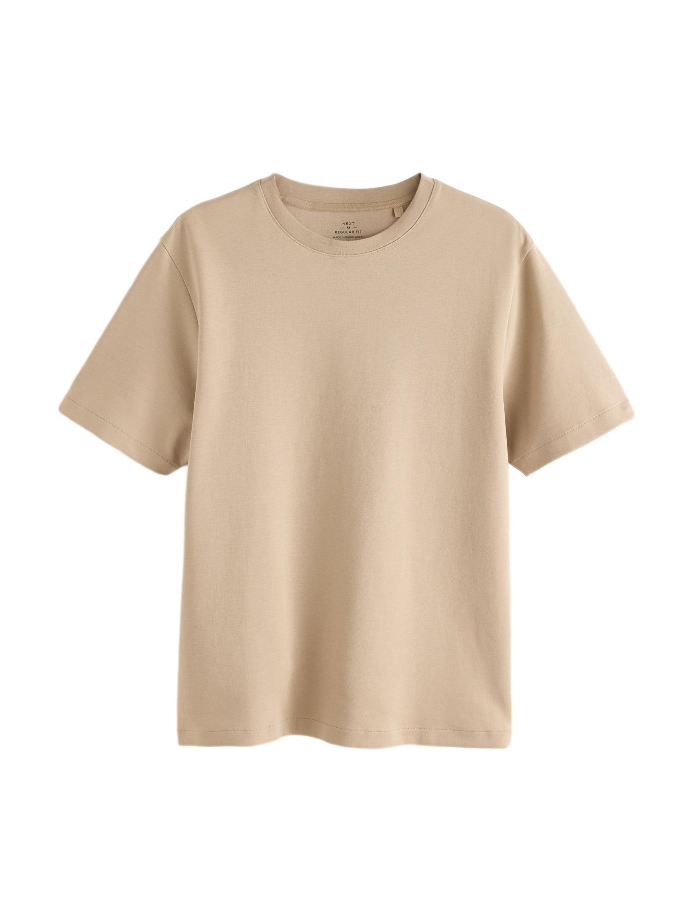 Next Shirt in Braun: Vorderseite