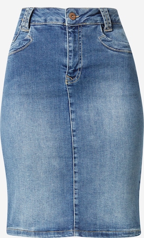 PULZ Jeans Skirt 'TENNA' in Blue: front