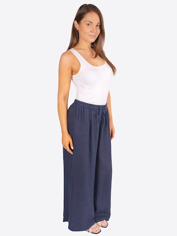 Wide Leg Pantalon 'Perla' Seasons of April en bleu