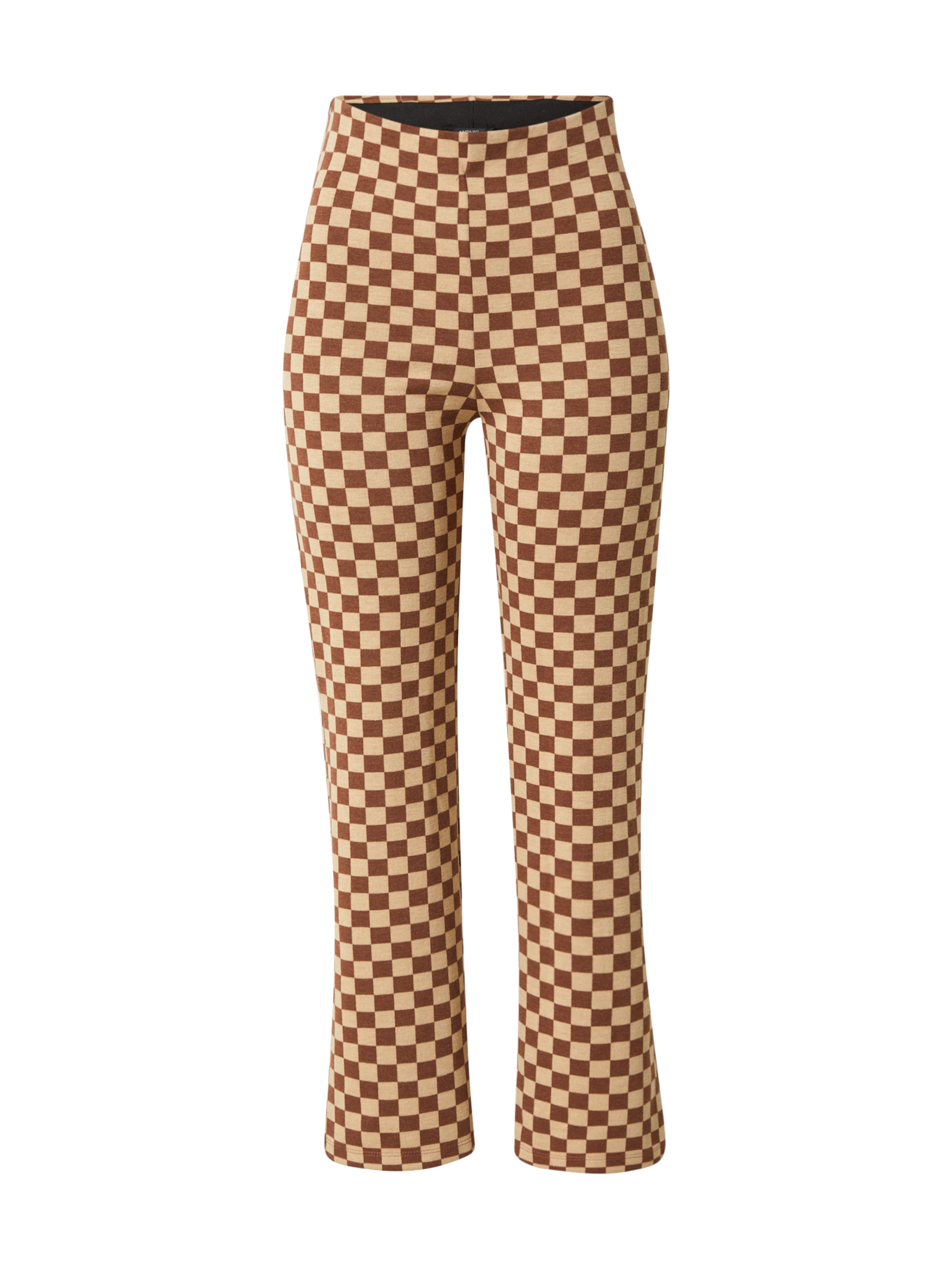 Monki Na zvonec Hlače | bež barva: sprednja stran