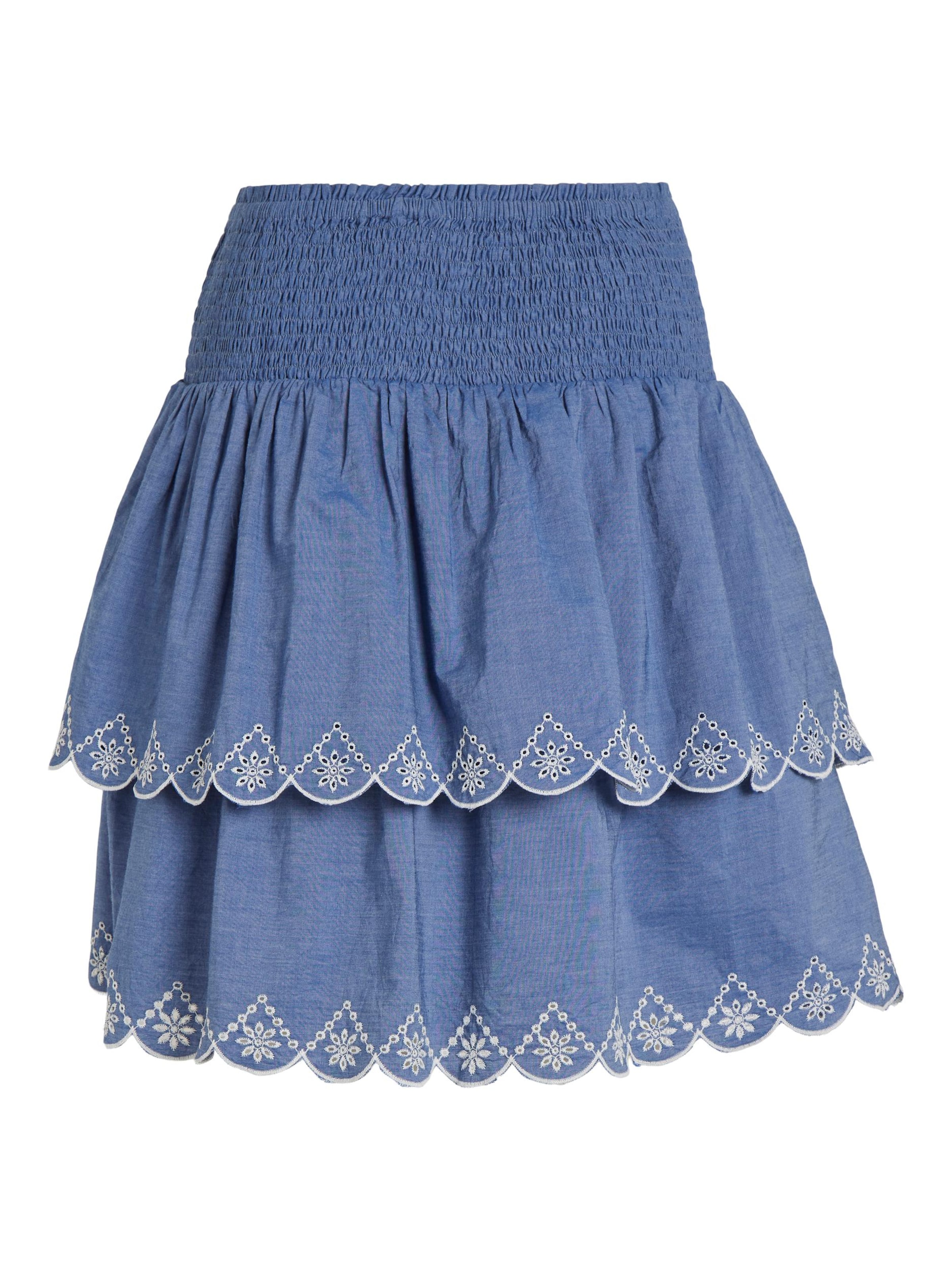 VILA Sukňa 'Milly' - Modrá