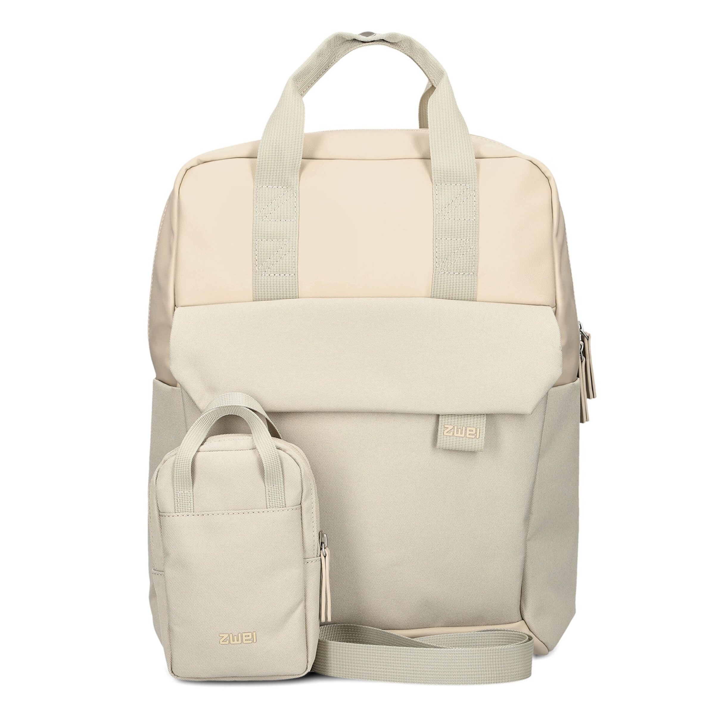 ZWEI Rucksack 'Lou' in Beige: Vorderseite