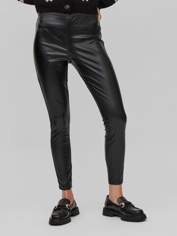 VILA Skinny Leggings 'Katy' in Black: front