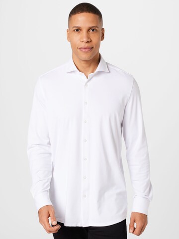 OLYMP - Regular Fit Camisa em branco: frente