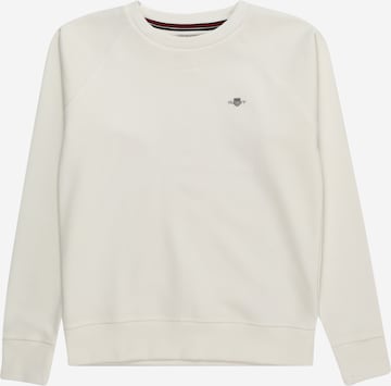 GANT Sweatshirt in Wit: voorkant