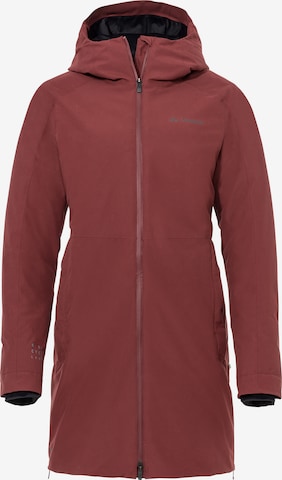 VAUDE Outdoor Jacket 'W Mineo CT III' in Red: front