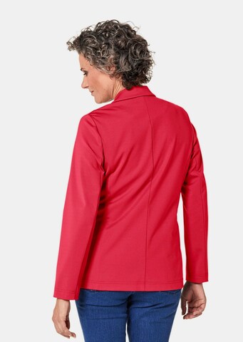Goldner Blazer in Rot