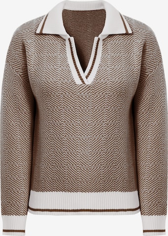 Imily Bela Pullover i brun: forside