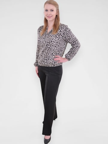 Wide Leg Pantalon Navigazione en noir