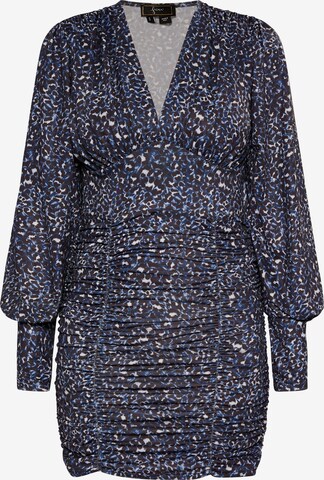 Robe faina en bleu : devant