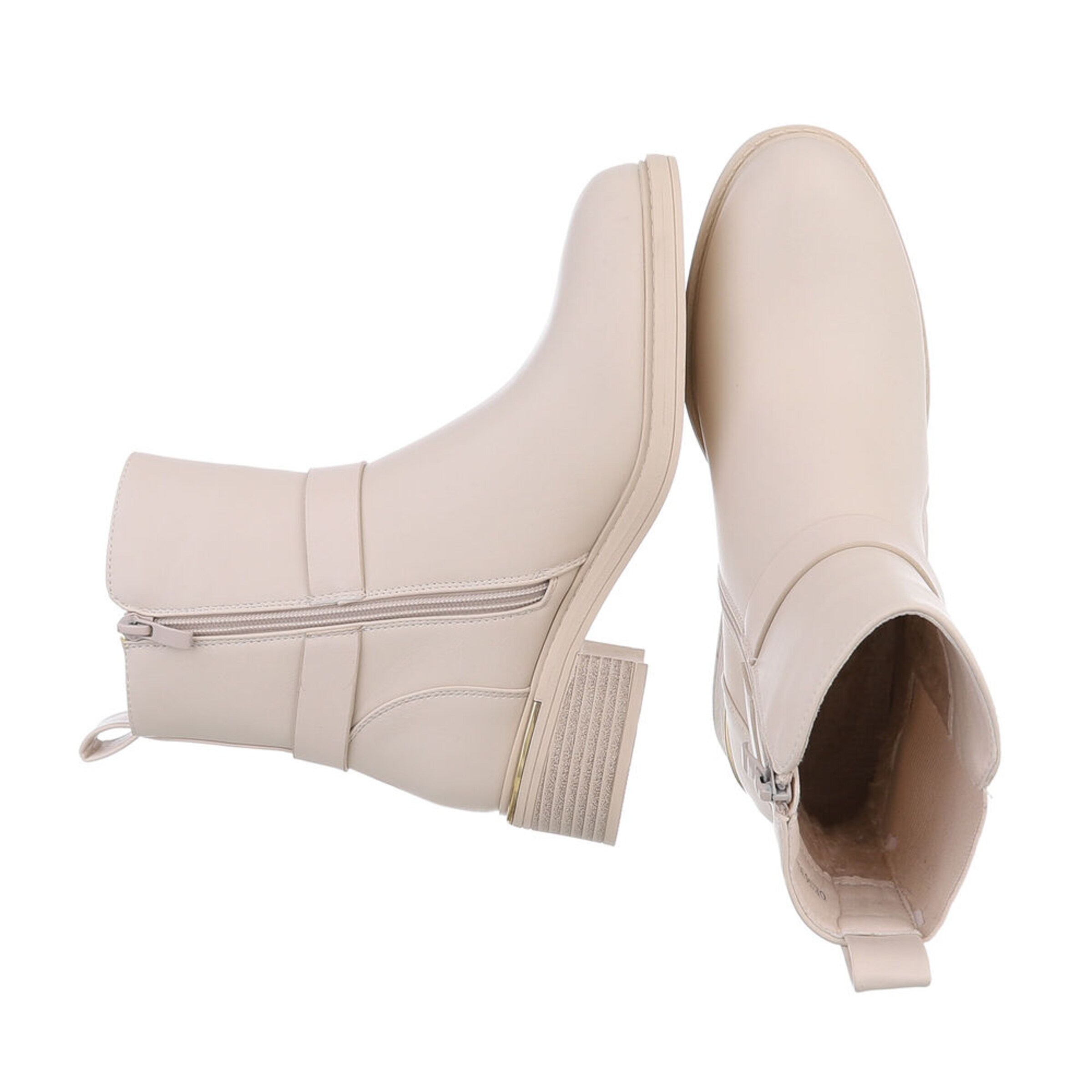 Ital-Design Stiefelette in Beige