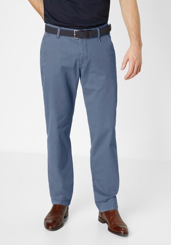 REDPOINT Slim fit Chino Pants in Blue: front