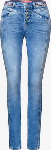 STREET ONE Slimfit Jeans 'York' in Blau: predná strana