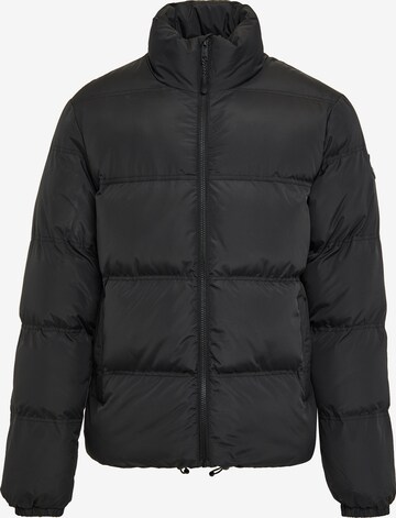 Threadbare Winter Jacket in Black: front
