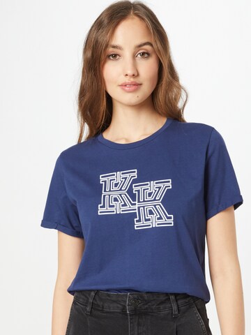 KENDALL + KYLIE Shirt in Blau: predná strana