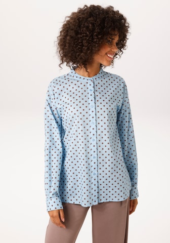 Aniston CASUAL Blouse in Blue: front