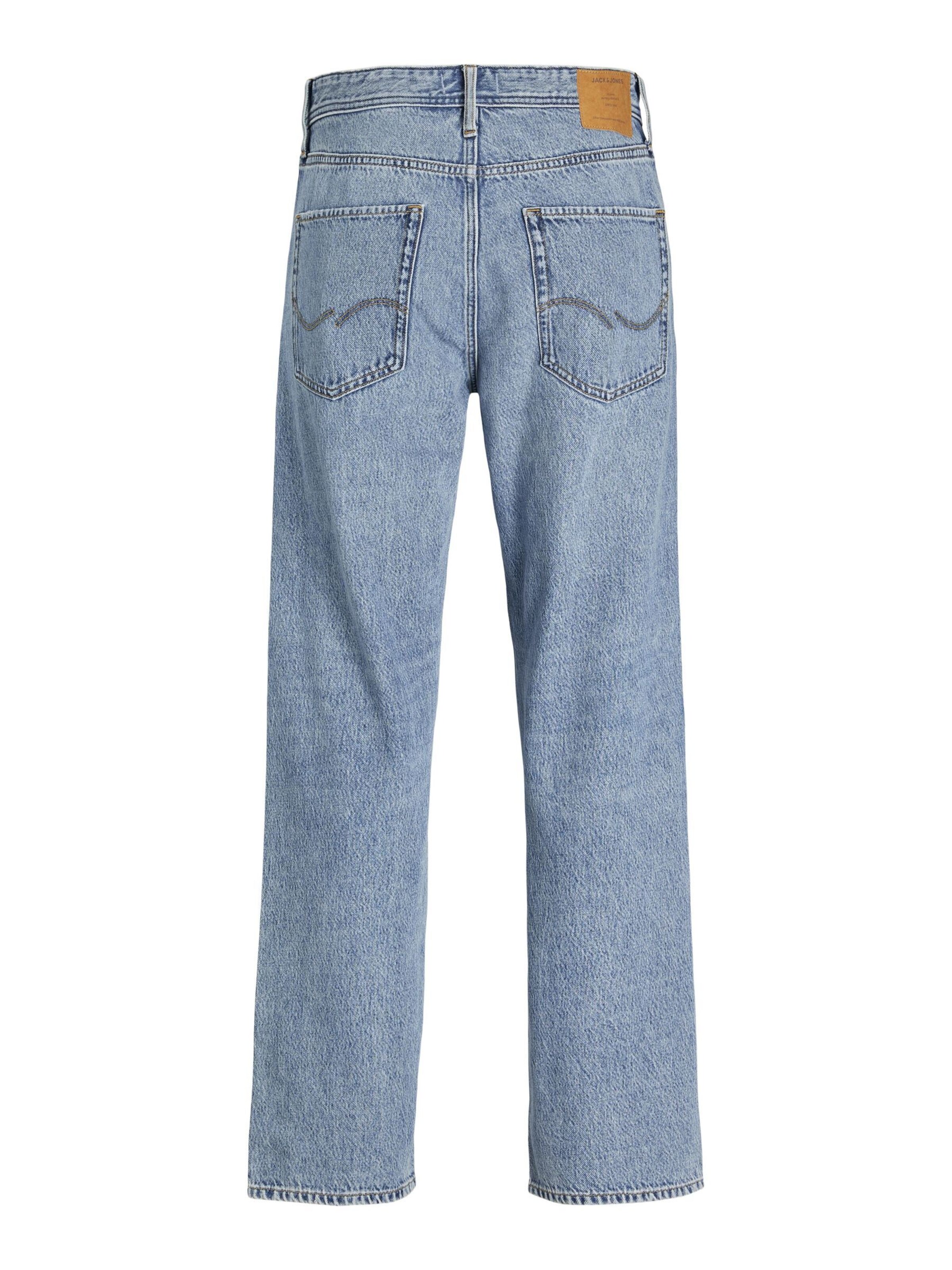 JACK & JONES Loosefit Jeans 'JJIEddie JJOriginal' in Blauw
