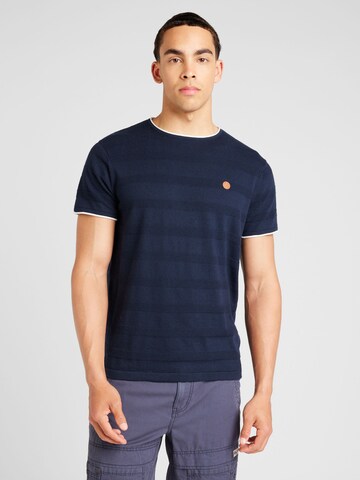 Springfield Shirt 'RECONSIDER' in Blauw: voorkant