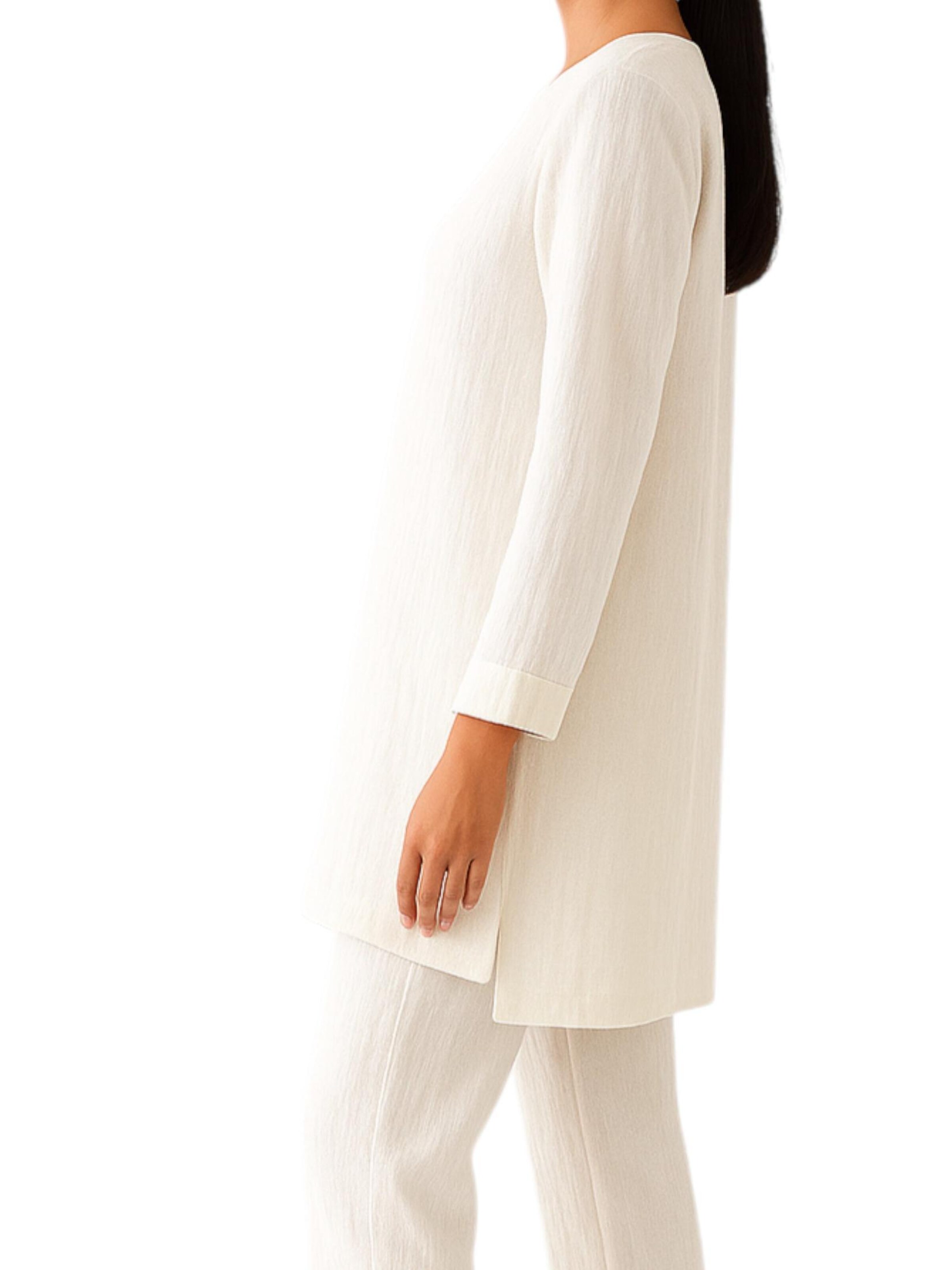 Tenue d'intérieur 'Ayda Modest' WENOR en blanc