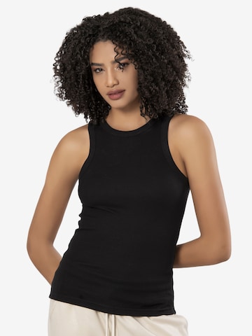 Erdem Top in Black: front