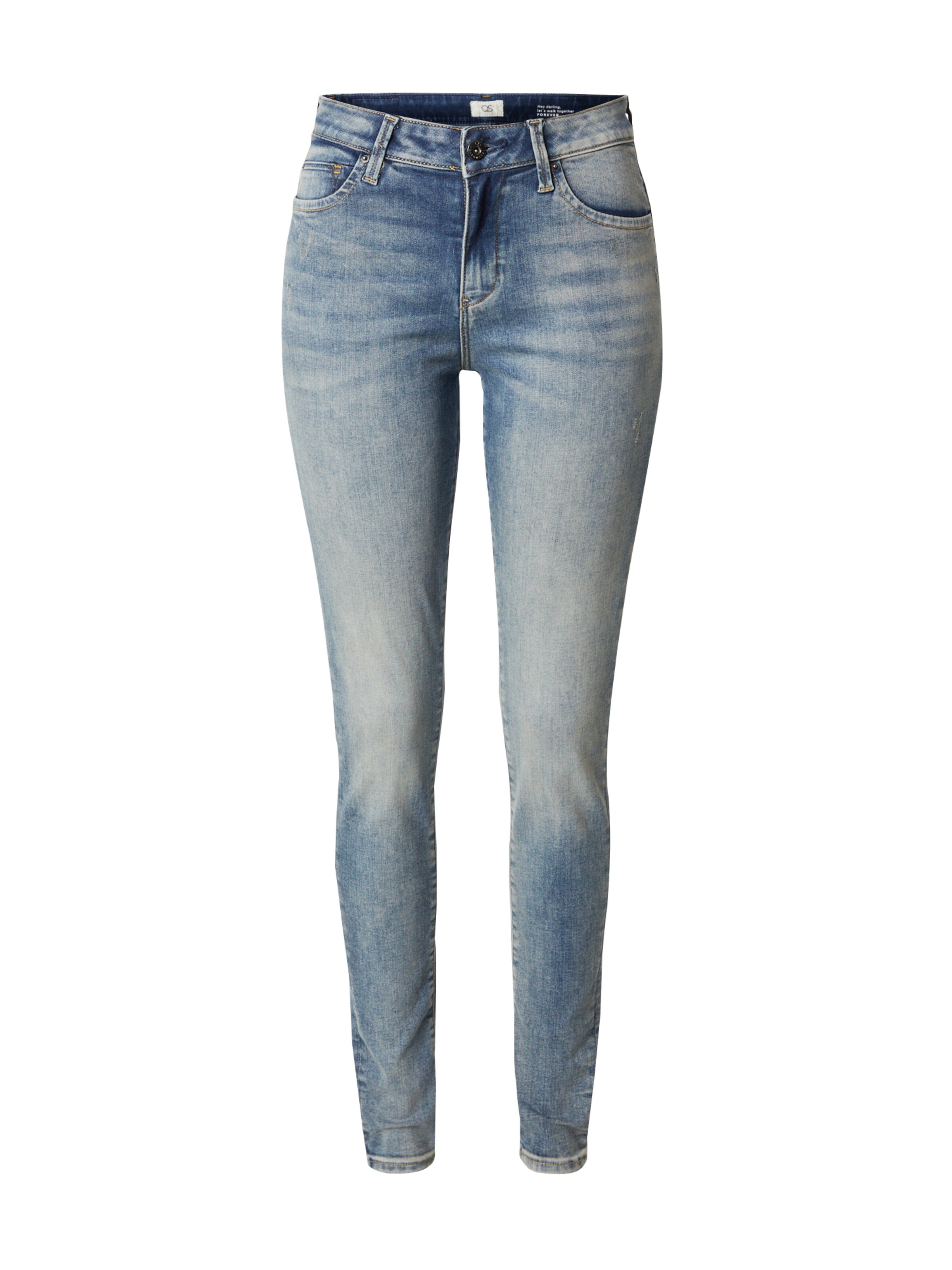 QS Skinny Jeans 'Sadie' in Blau: Vorderseite