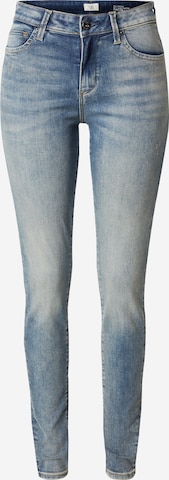 Skinny Jean 'Sadie' QS en bleu : devant