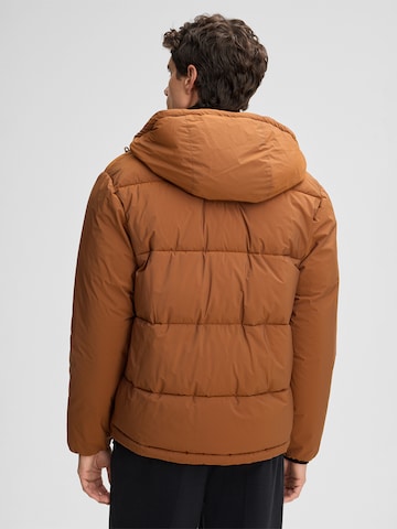 STRELLSON Winter Jacket 'Smooth' in Brown
