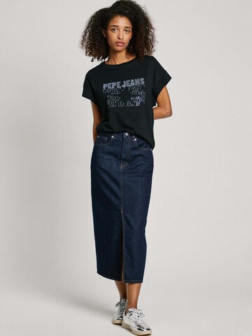 Maglietta 'Lira' di Pepe Jeans in nero