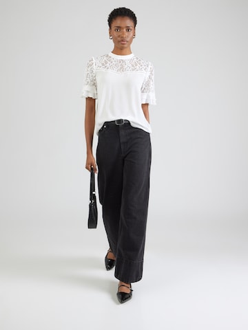 VILA Μπλούζα 'VISHIMMER' σε λευκό