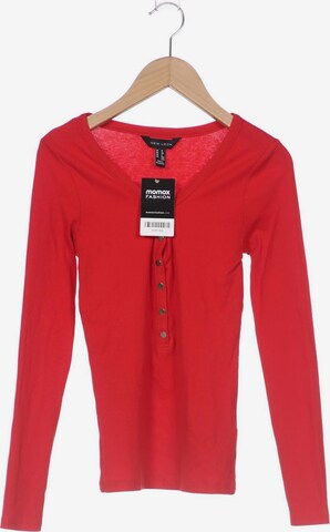 New Look Petite Langarmshirt S in Rot: predná strana