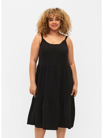 Zizzi Letní šaty 'Rubi' – černá