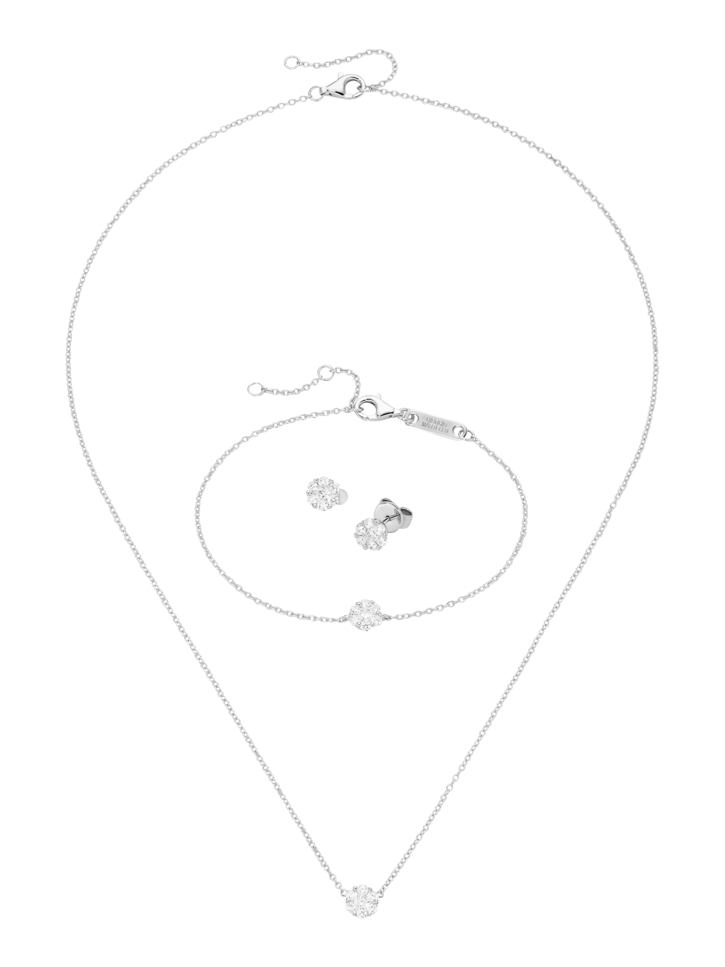 Giorgio Martello Milano - Conjunto de joyería en plata: frente