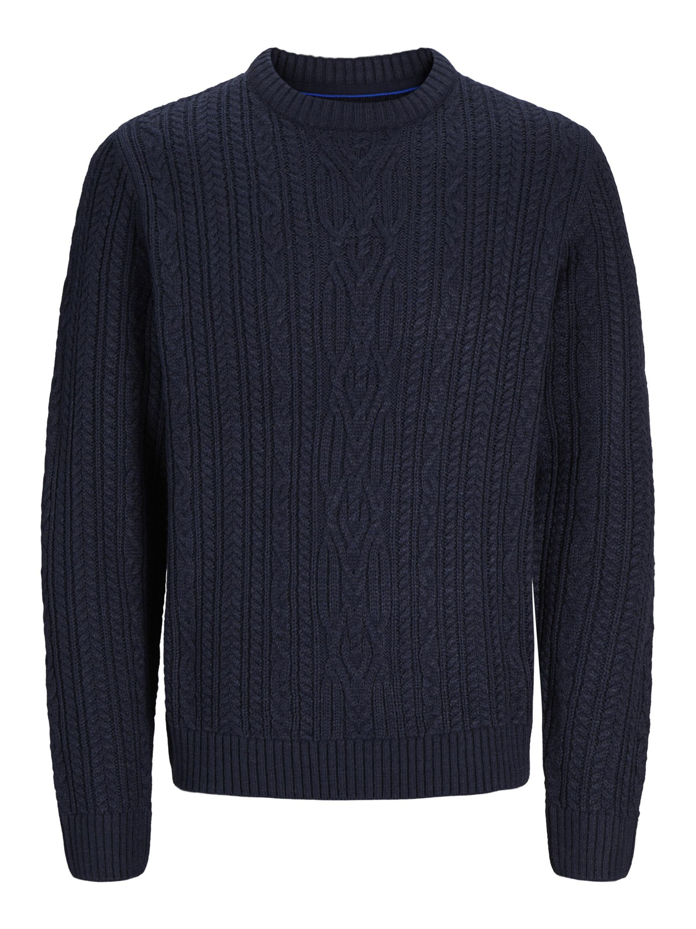Jack & Jones Plus Trui in Blauw: voorkant