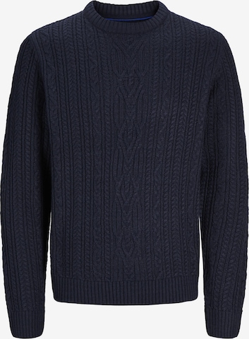 Pull-over Jack & Jones Plus en bleu : devant